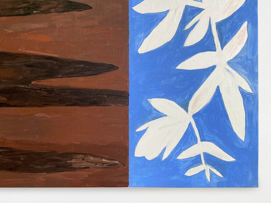 Painting by Alma Charry titled "sans titre (fluo)" - 3.