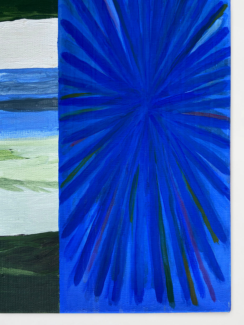 Painting by Alma Charry titled "sans titre (spikes)" - 3.