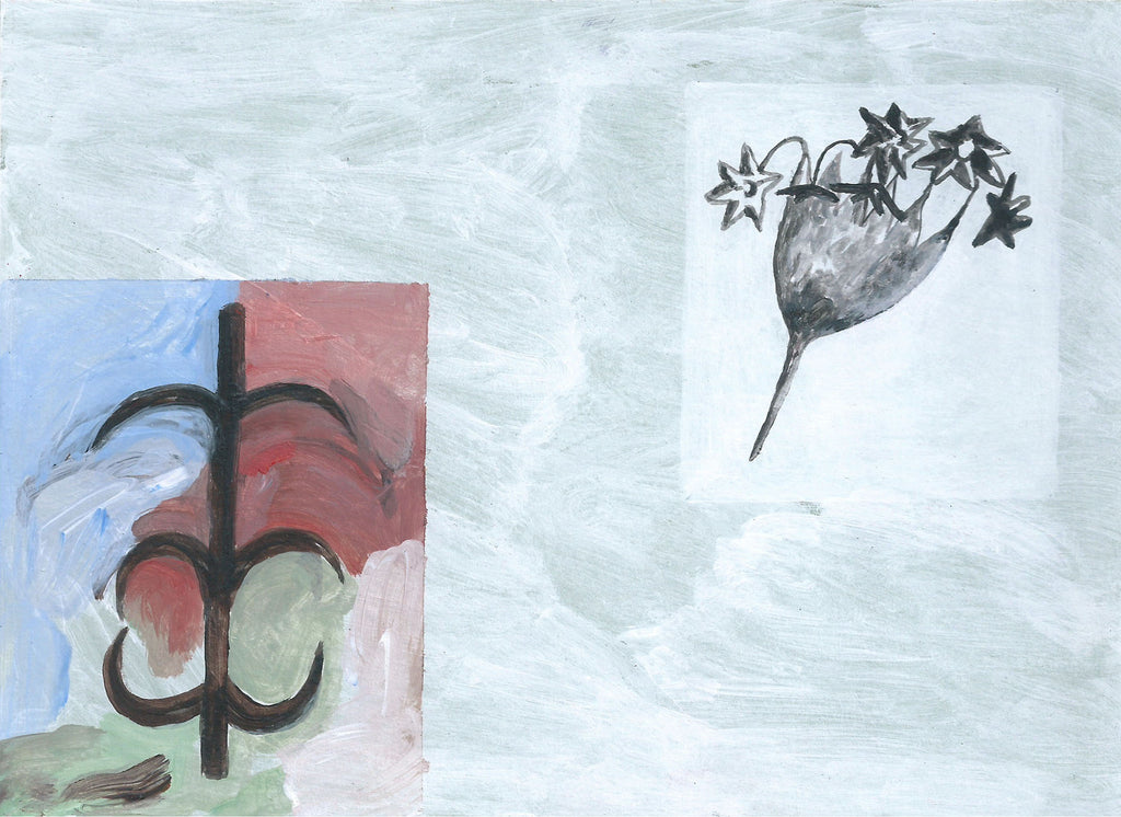 Painting by Alma Charry titled "tarn (série mystère)" - 2.