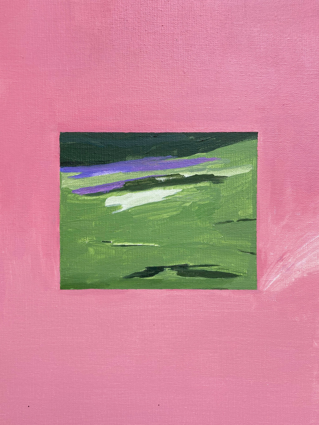 Painting by Alma Charry titled "the big pink" - 3.
