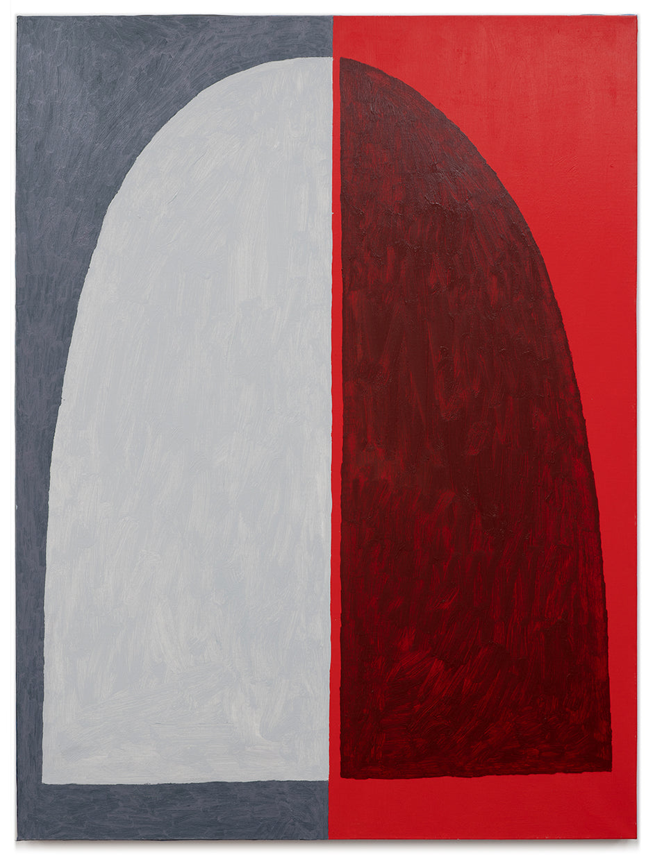 Painting by Aschely Vaughan Cone titled "Double Red Arch Doublet" - 2.
