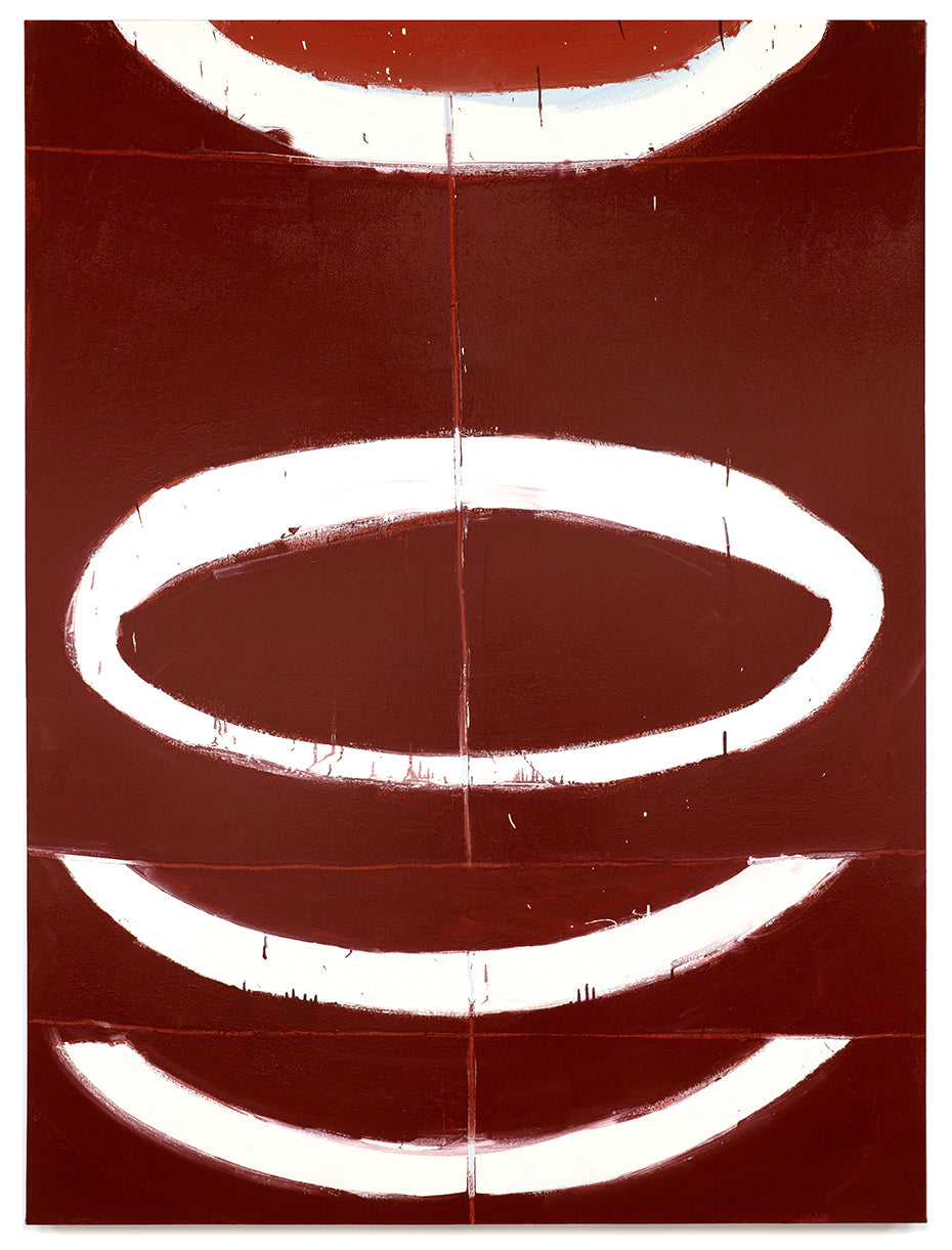 Painting by Aschely Vaughan Cone titled "Nested Arcs in Red Dirt" - 2.