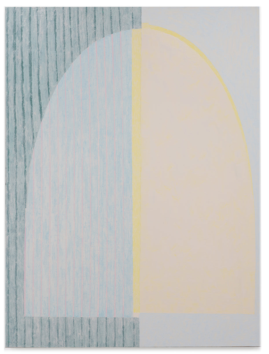 Painting by Aschely Vaughan Cone titled "Striped Arch Doublet" - 2.
