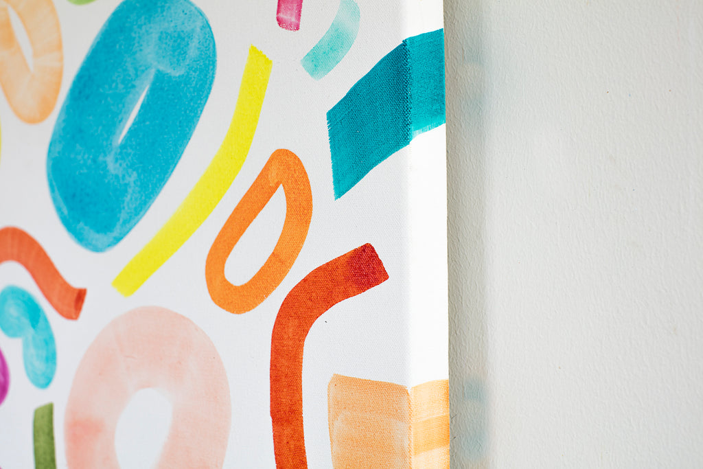 Painting by Britt Bass titled "Matisse II" - 4.