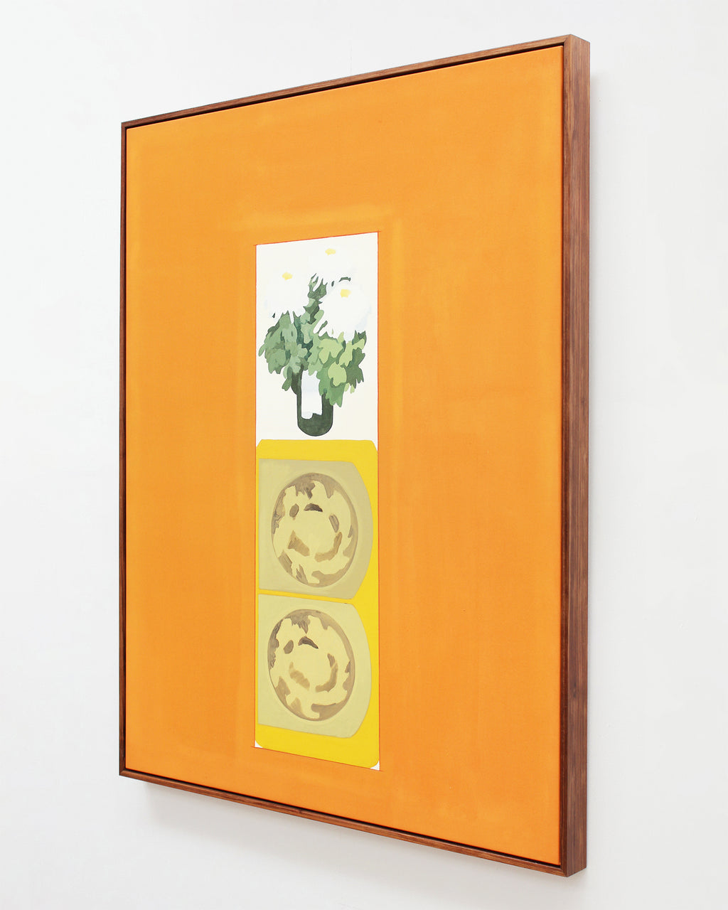 Painting by Bryce Anderson titled "Chrysanthemum and Fresco" - 3.