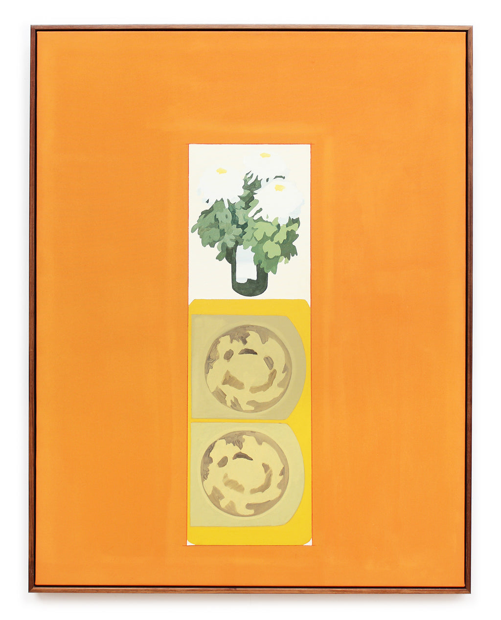 Painting by Bryce Anderson titled "Chrysanthemum and Fresco" - 2.