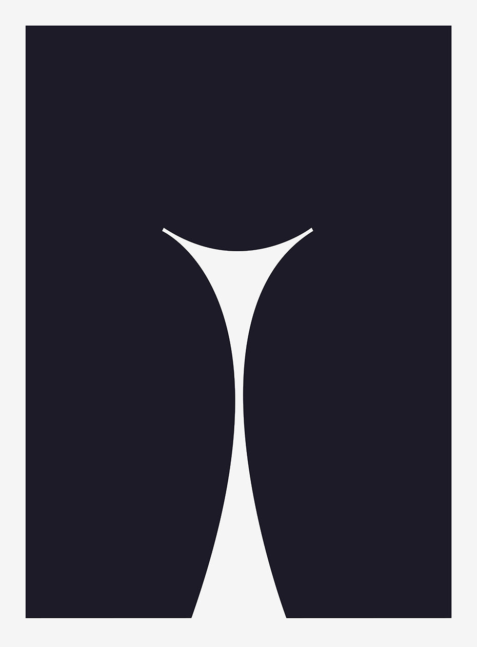 Print by Caroline Walls titled "The Curve Collection 01" - 2.