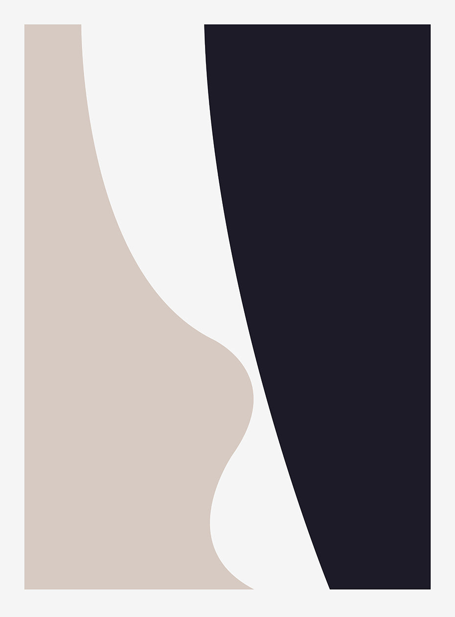 Print by Caroline Walls titled "The Curve Collection 02" - 2.