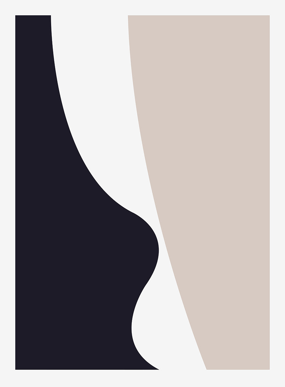 Print by Caroline Walls titled "The Curve Collection 04" - 4.