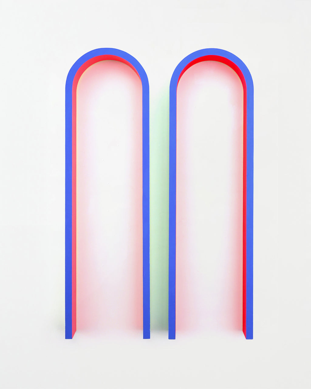 Sculpture by Adam Frezza & Terri Chiao (CHIAOZZA) titled "Portal Pair" - 1.