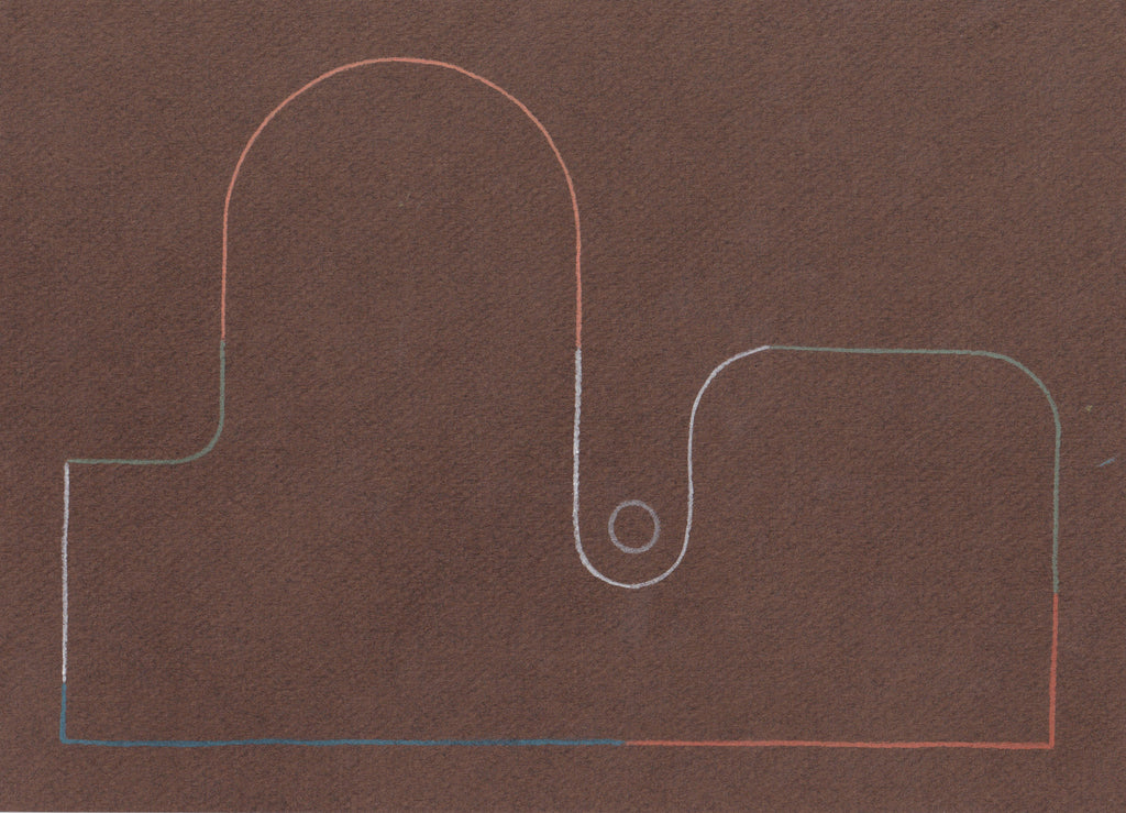 Drawing by Chloe Fields titled "Akin No. 2" - 2.