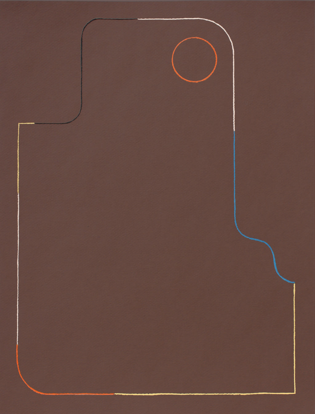 Drawing by Chloe Fields titled "Creature No. 5" - 2.