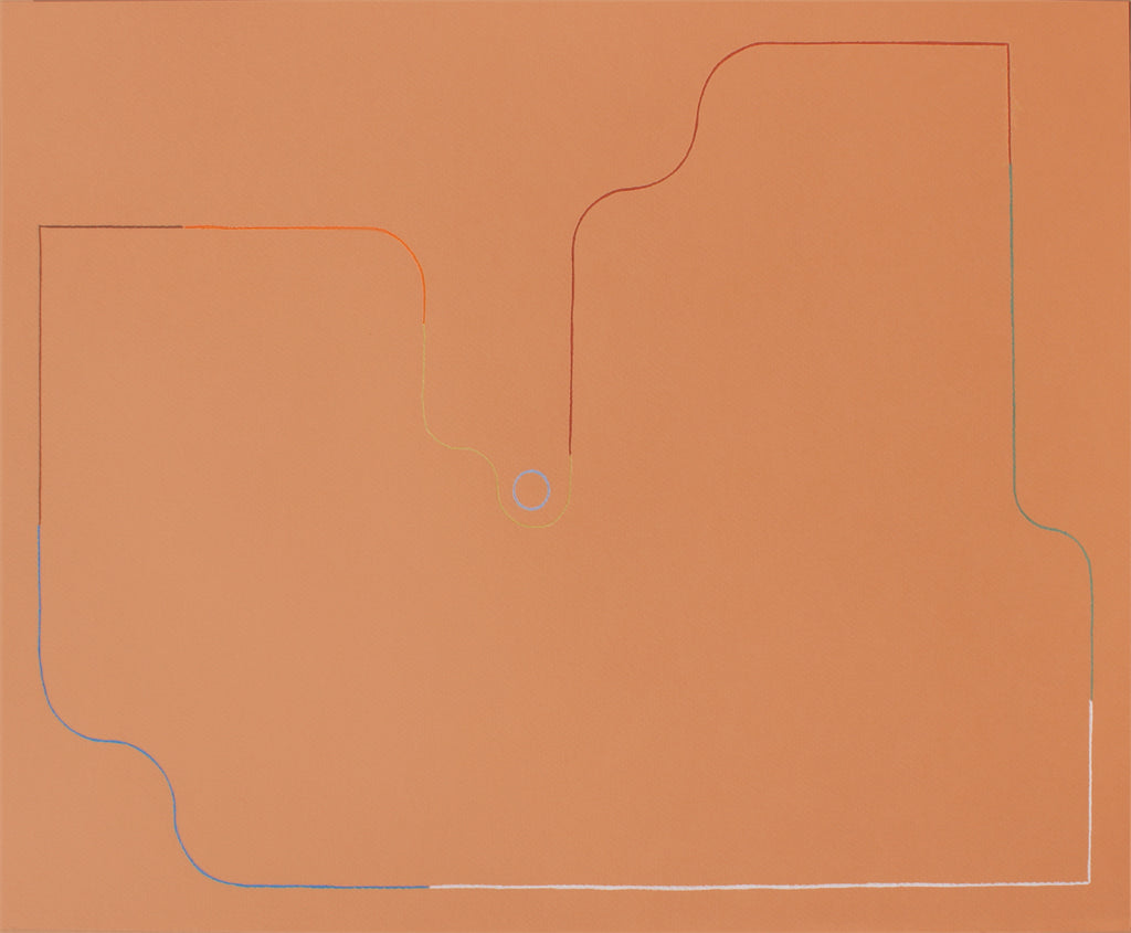 Drawing by Chloe Fields titled "Seashore No. 3" - 2.