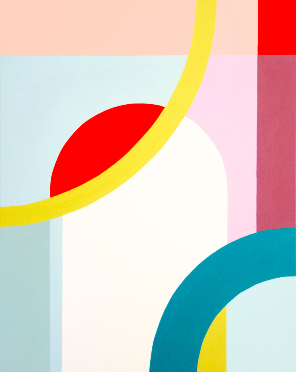 Painting by Christina Flowers titled "Anticipation" - 2.