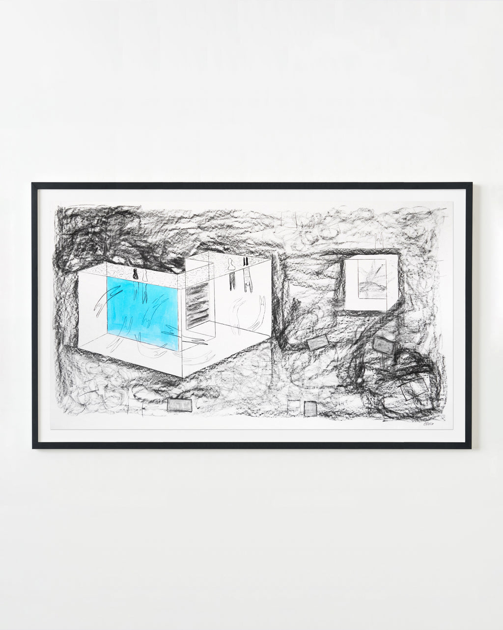 Drawing by Eddie K titled "Pools R 38-39" - 3.