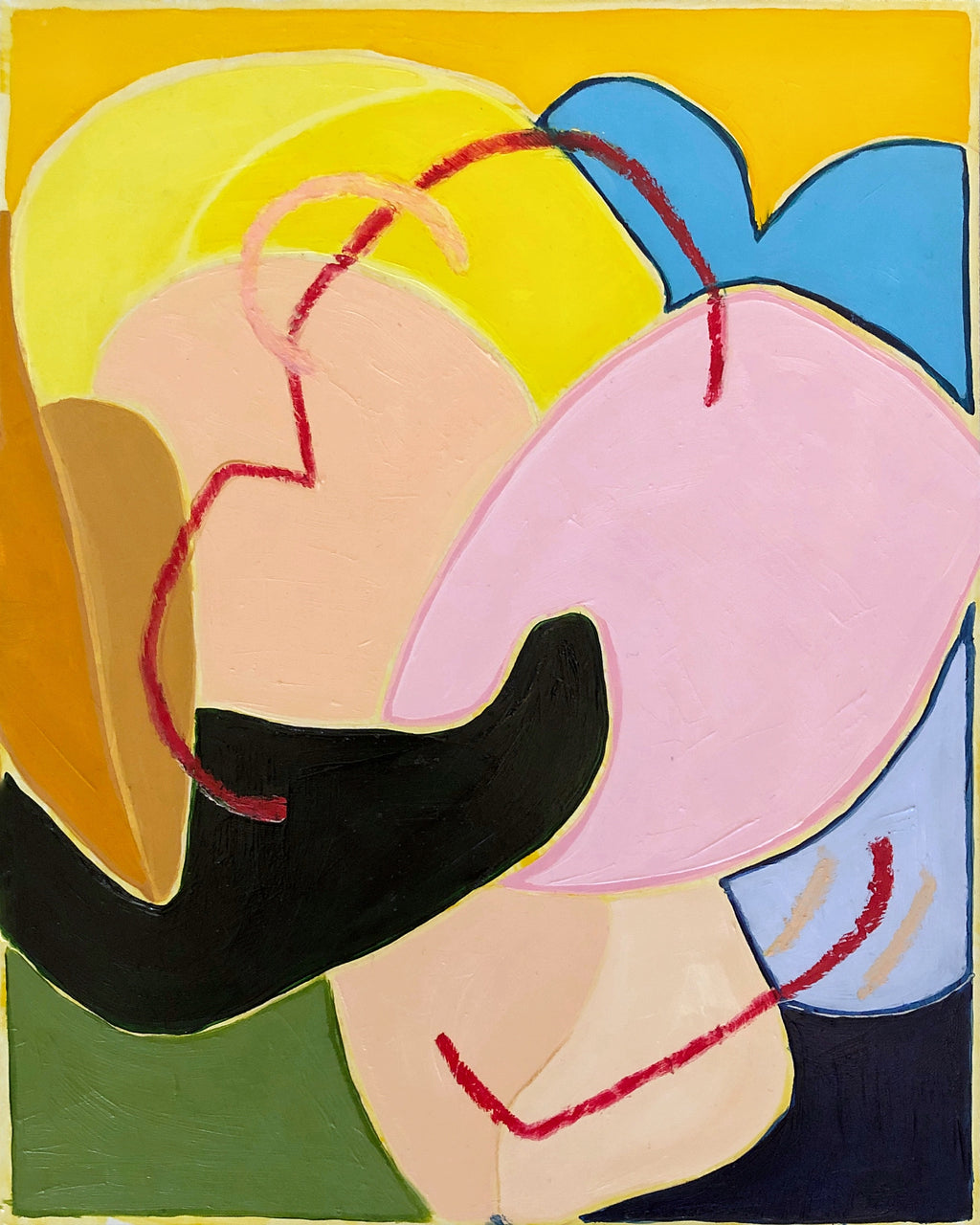 Painting by Elisa Gomez titled "La Doña XII" - 2.