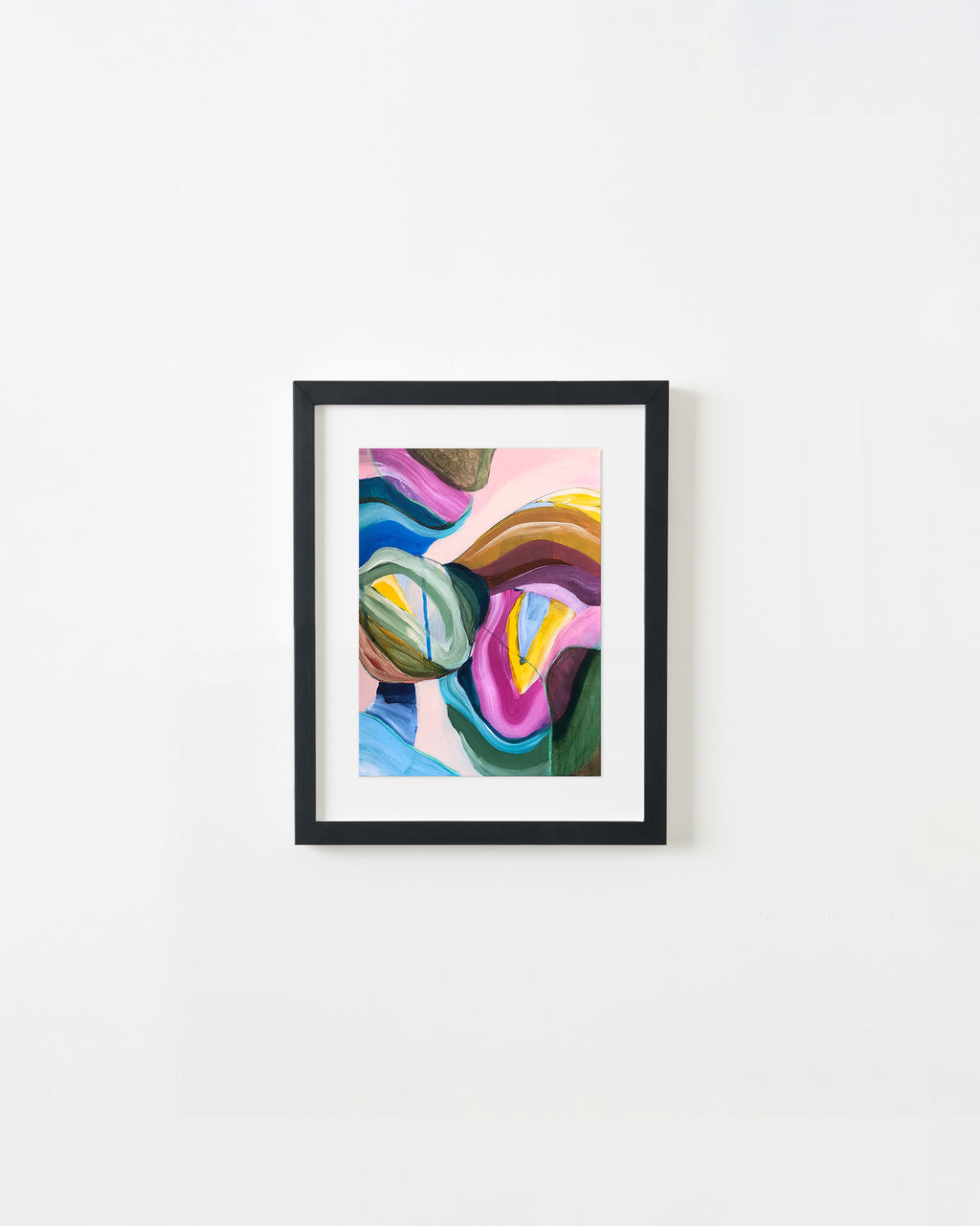 Painting by Elisa Gomez titled "Wonderland Paper Study I" - 3.