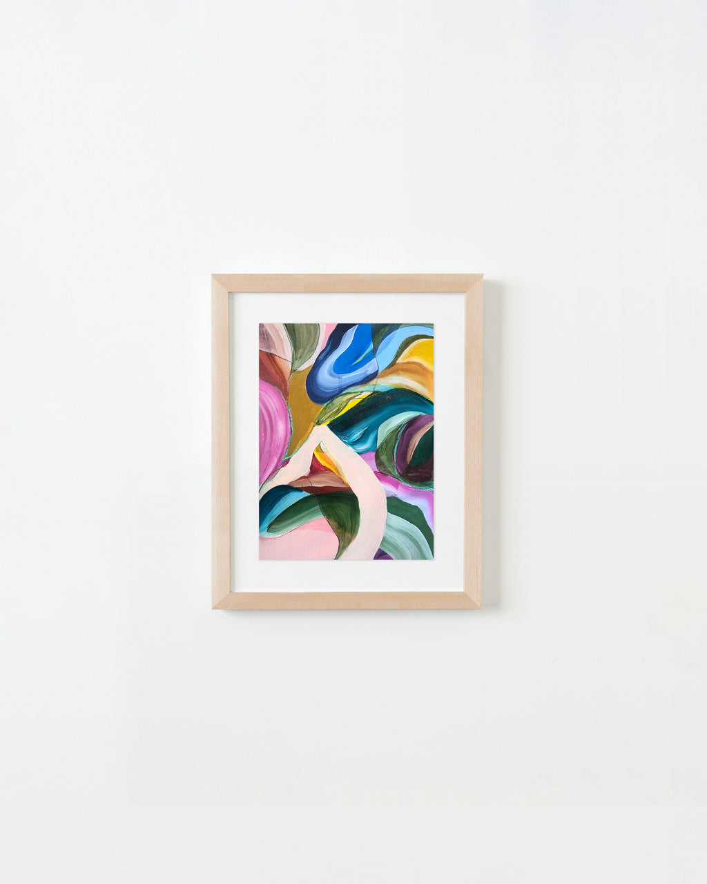 Painting by Elisa Gomez titled "Wonderland Paper Study III" - 4.