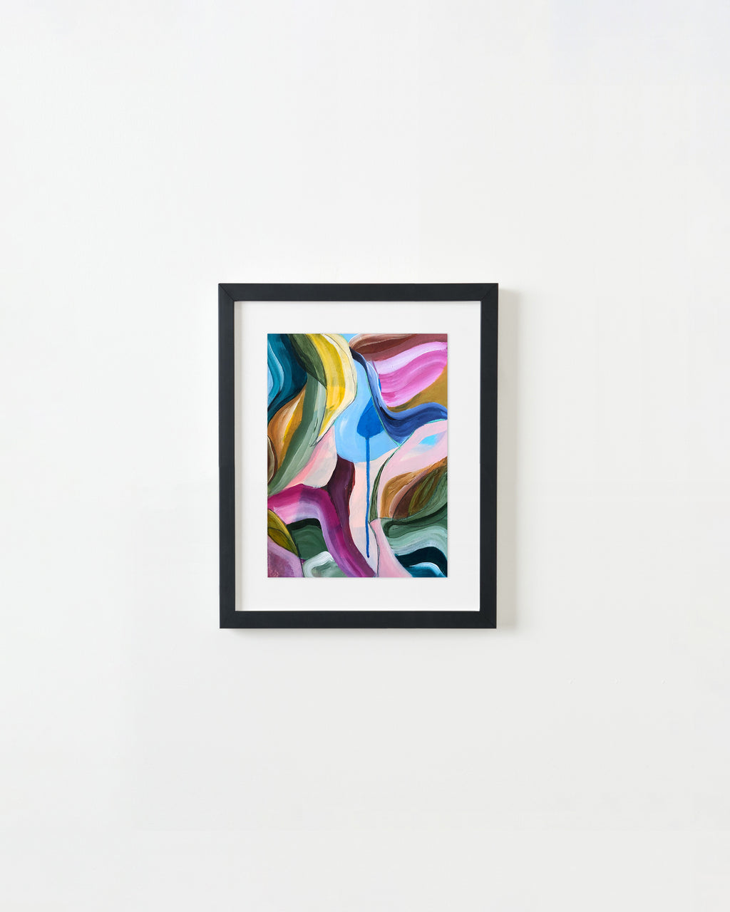Painting by Elisa Gomez titled "Wonderland Paper Study IV" - 3.