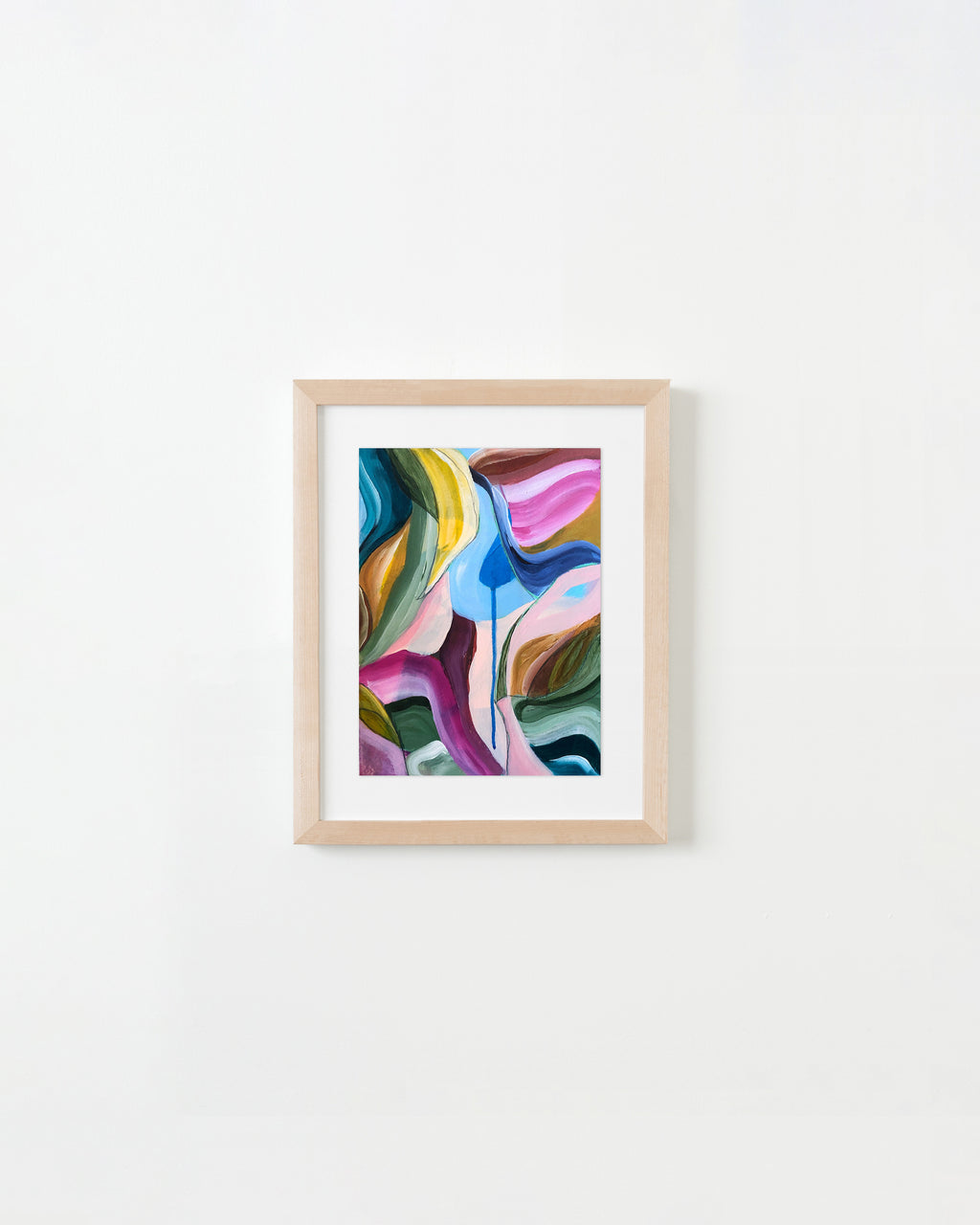 Painting by Elisa Gomez titled "Wonderland Paper Study IV" - 4.