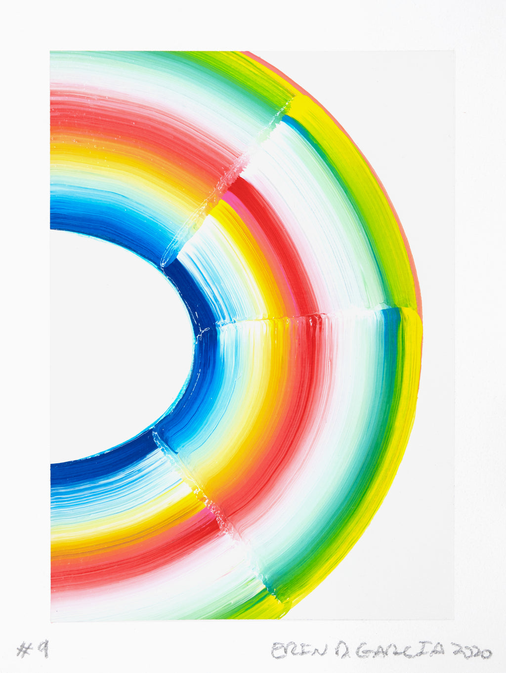 Painting by Erin D. Garcia titled "Gradient #9" - 2.