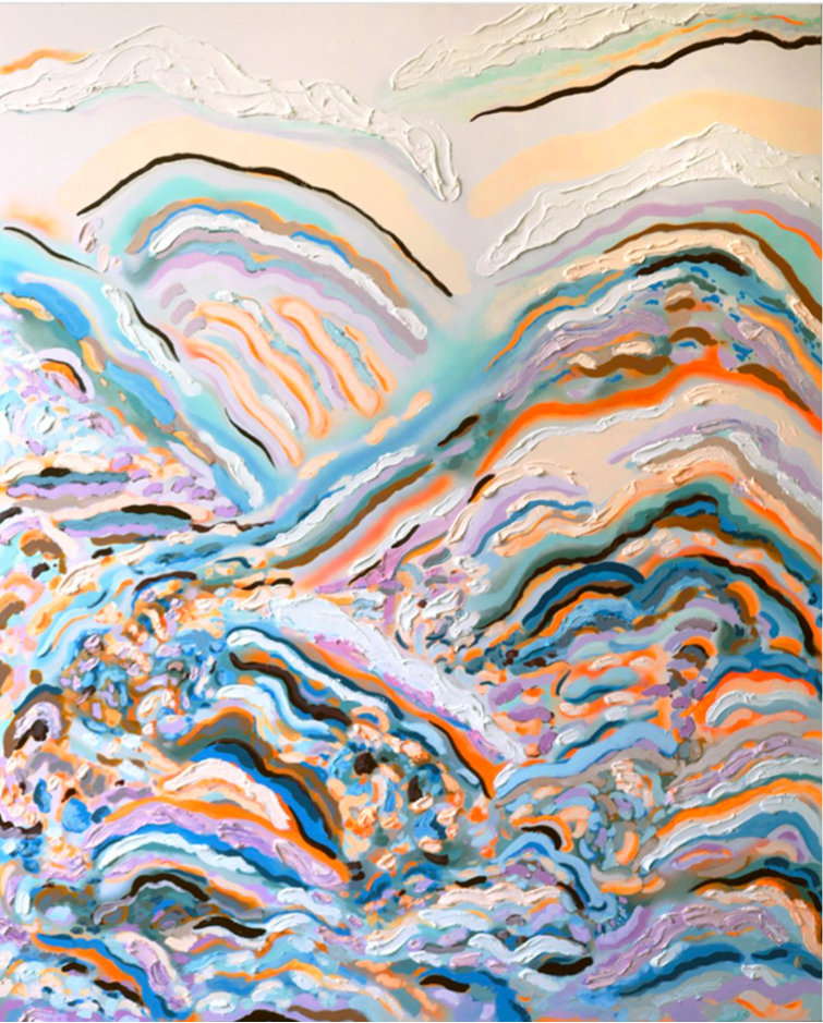 Painting by Erin Lynn Welsh titled "AWF_2" - 2.