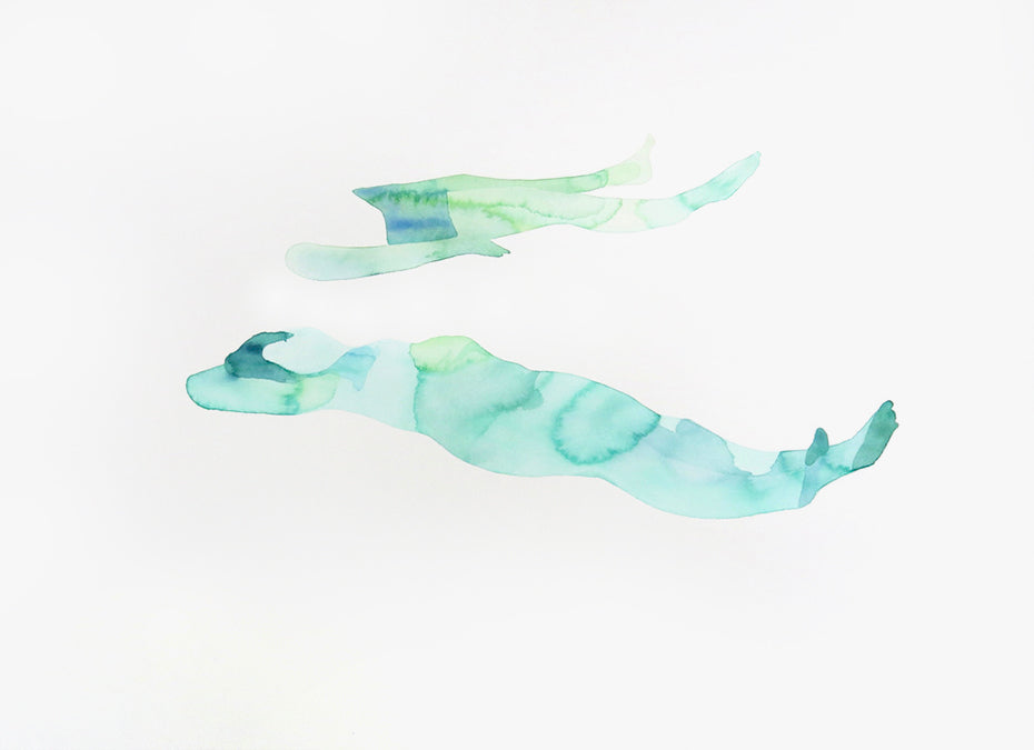 Painting by Gabrielle Raaff titled "Soaking XI" - 2.