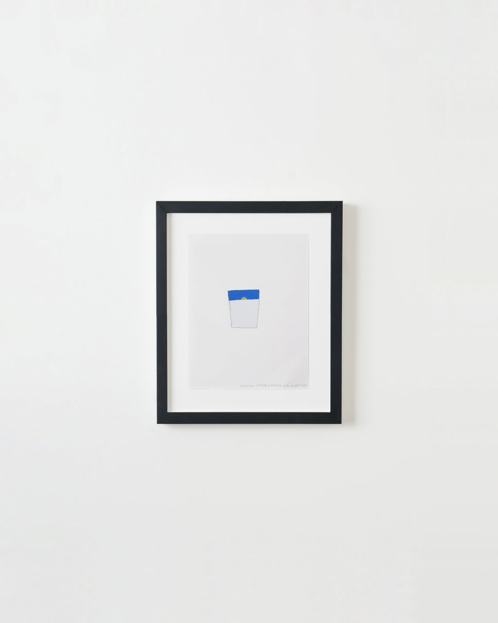 Drawing by Hyun Jung Ahn titled "Kissing, Little Licking, and No Biting" - 3.