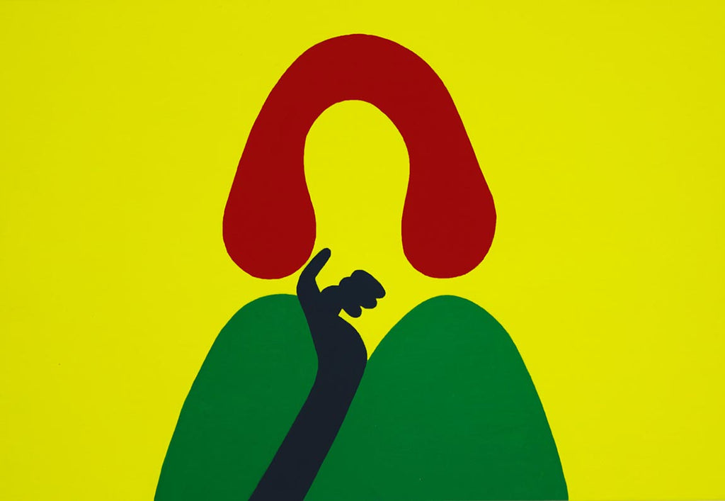 Painting by Dana Bell titled "I Wonder What Kind Of Business It Is" - 2.