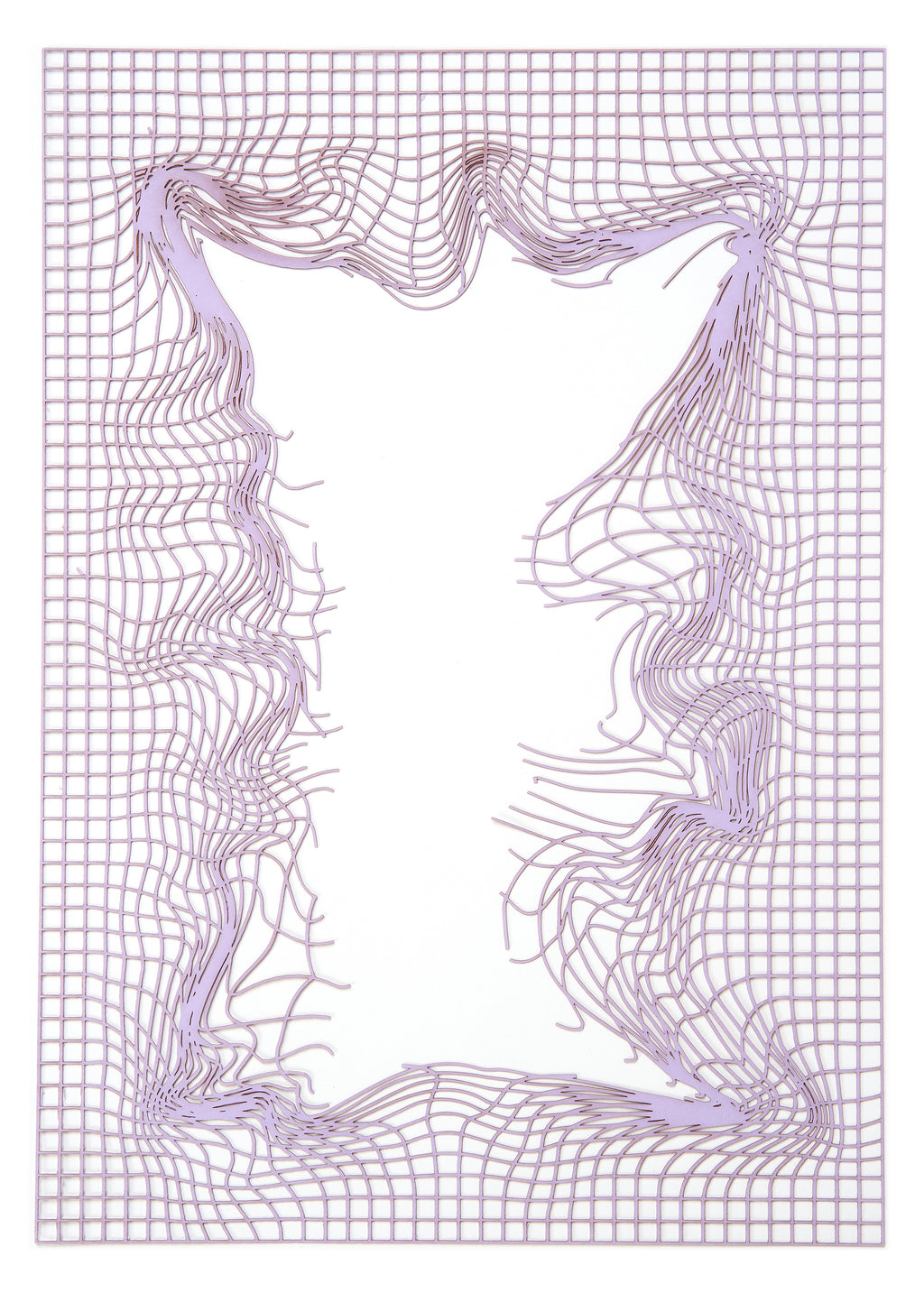 Print by Inka Bell titled "NET 4 (lilac)" - 2.