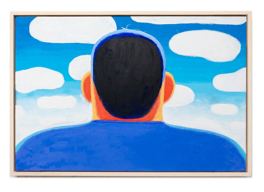 Painting by Jackson Joyce titled "Head in the Clouds" - 2.