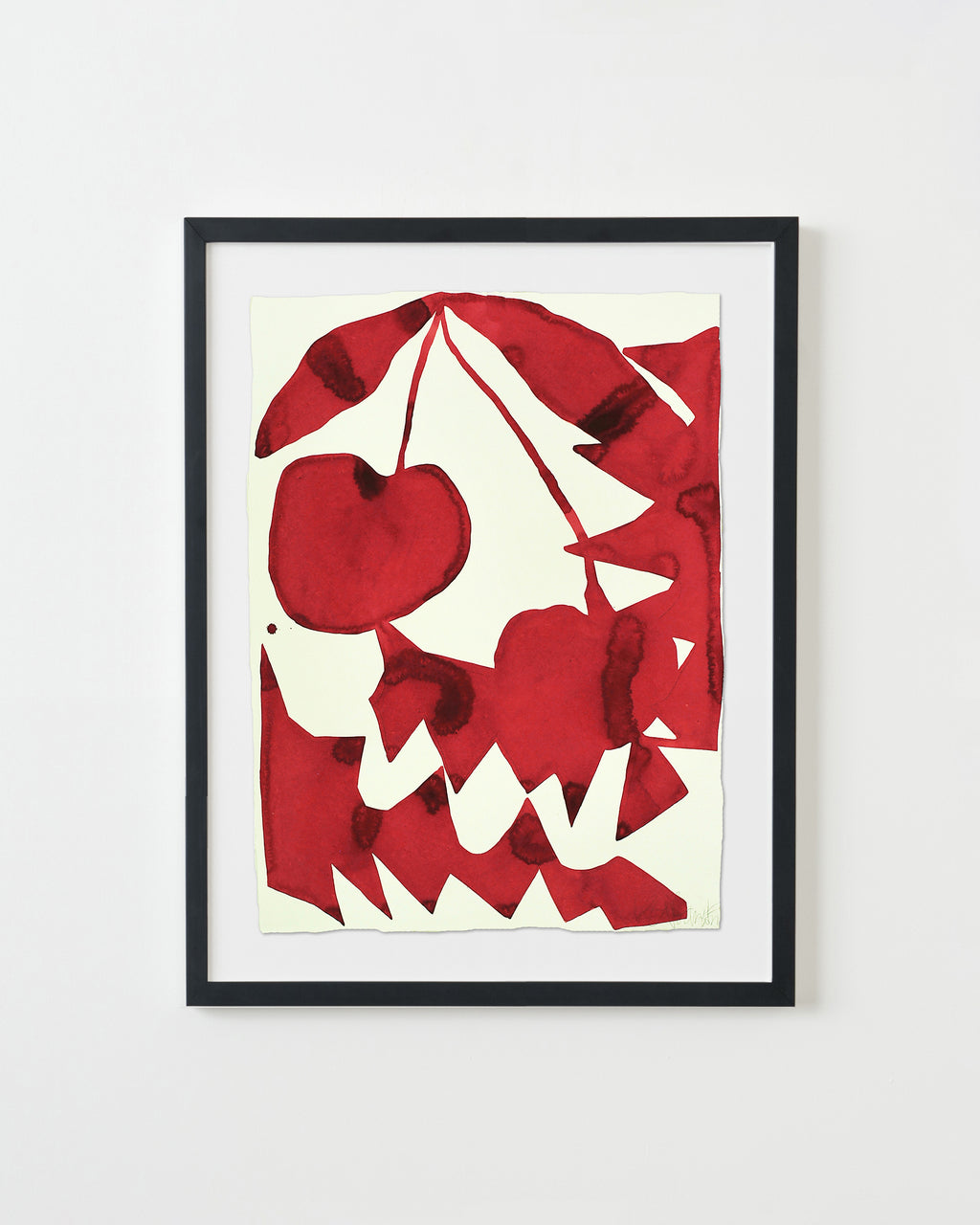 Painting by Kate Roebuck titled "Cherry Chomp" - 3.