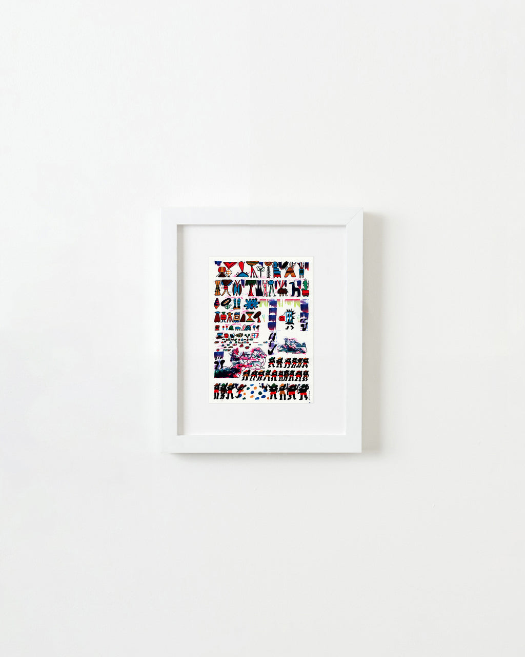 Painting by Kyle Pellet titled "Papua Nightlife" - 1.