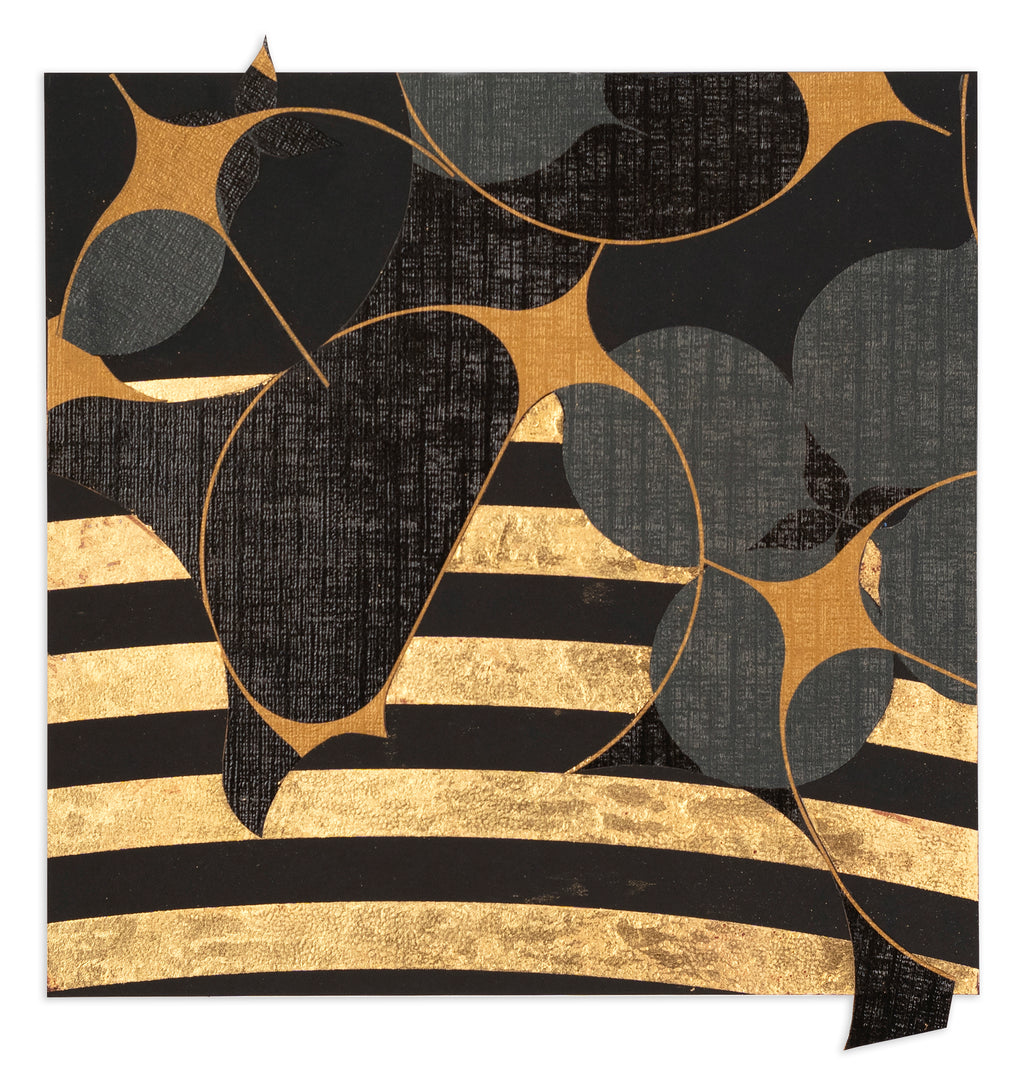 Mixed Media by Lisa Hunt titled "Cross Sections Free Form No.14" - 2.