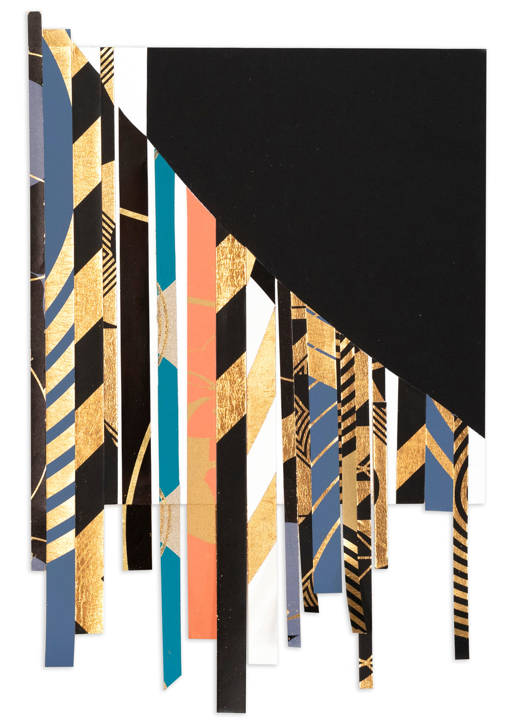 Mixed Media by Lisa Hunt titled "Cross Sections Free Form No.5" - 2.