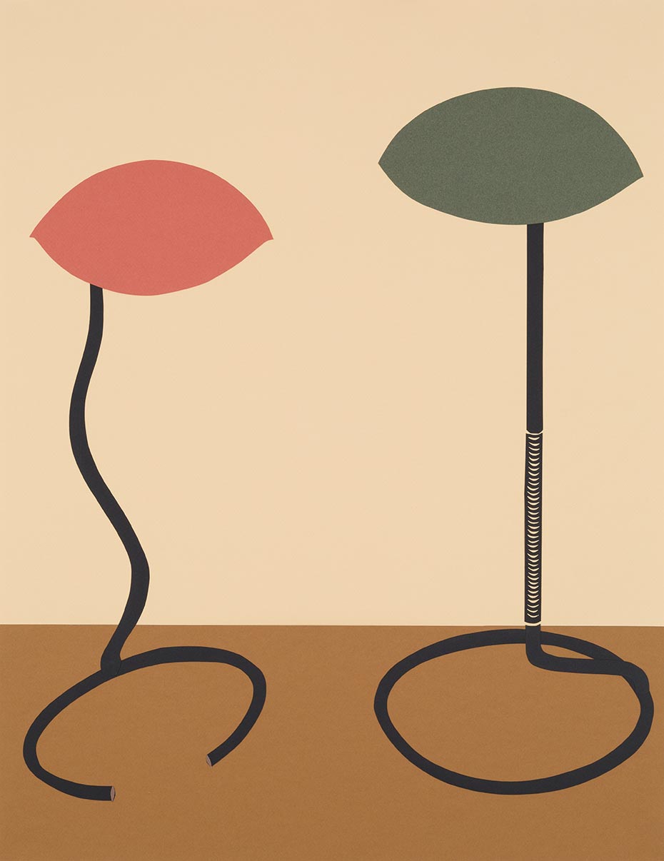 Mixed Media by Natalie Beall titled "Untitled (Index of Form)" - 2.