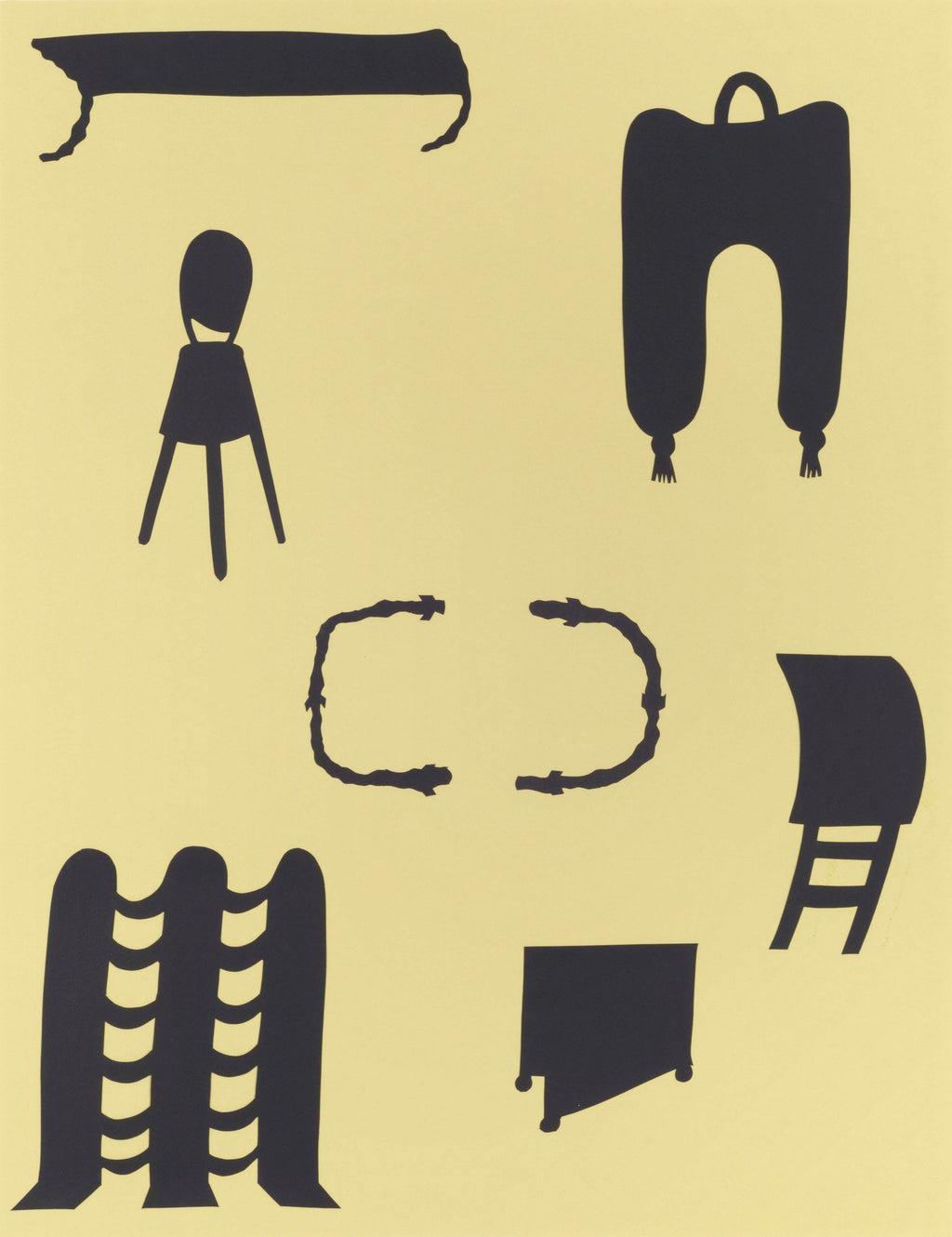 Mixed Media by Natalie Beall titled "Untitled (Index of Form)" - 2.