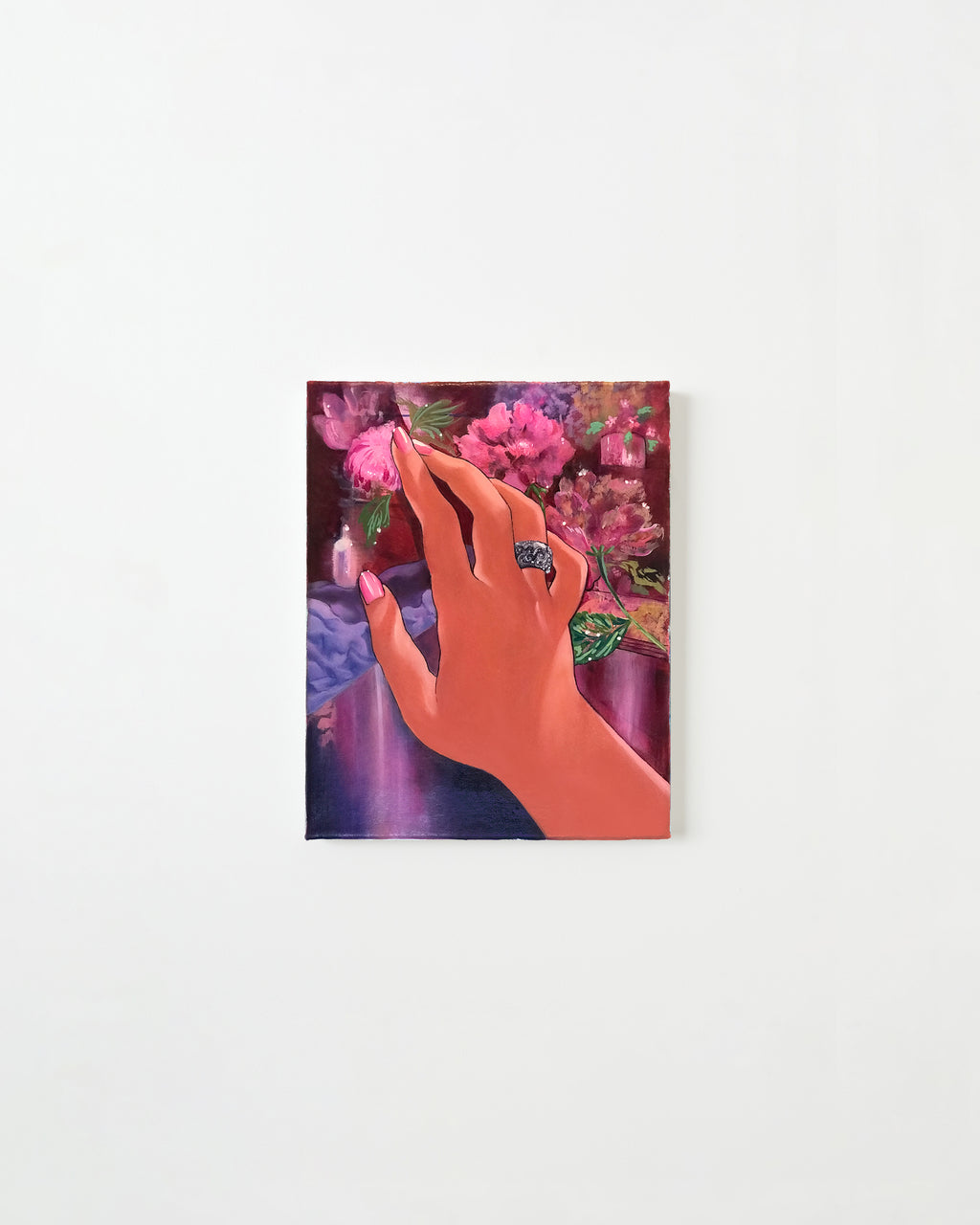 Painting by Nefertiti Jenkins titled "Not Mine or Yours" - 1.