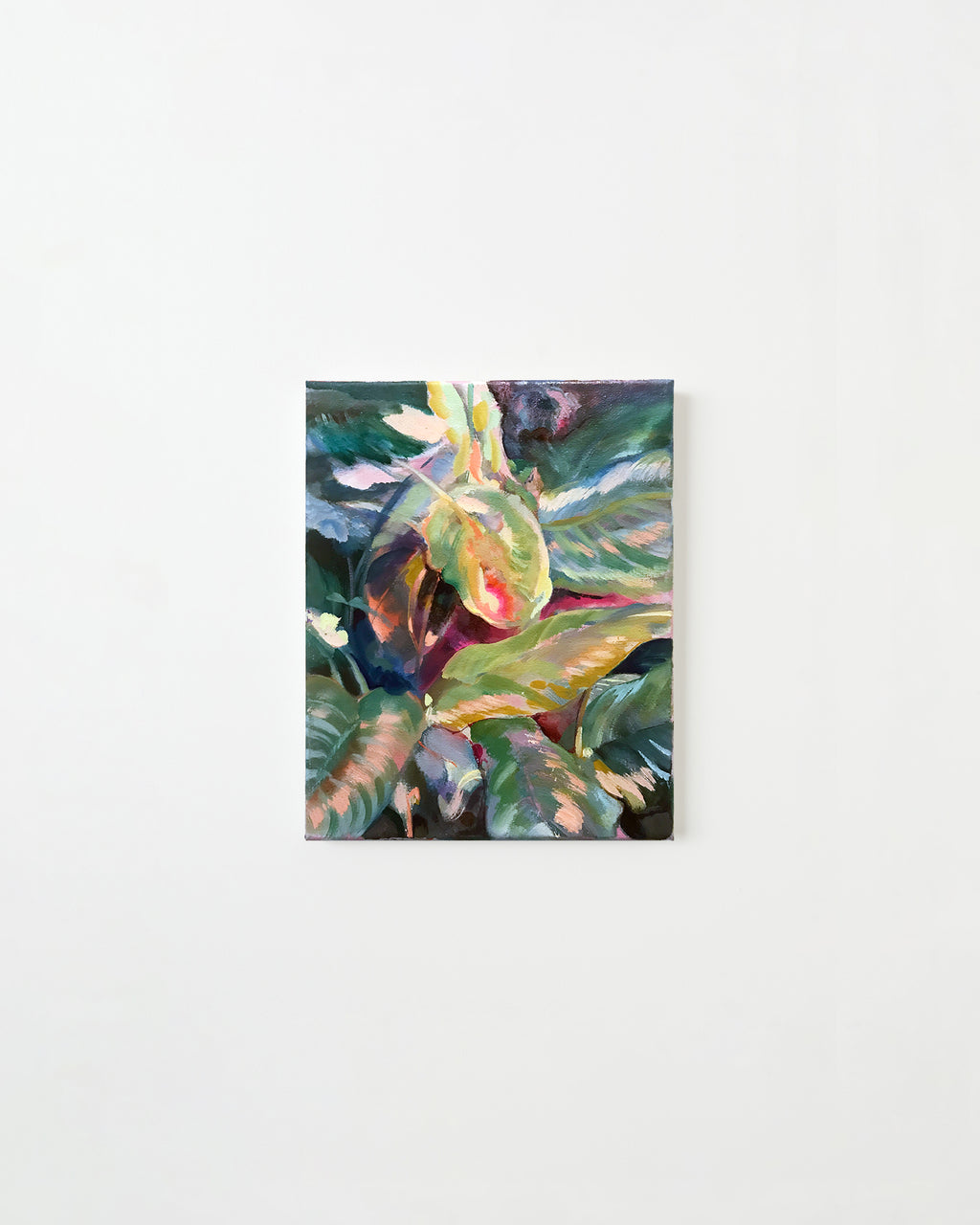 Painting by Nefertiti Jenkins titled "Spathiphyllum I" - 1.