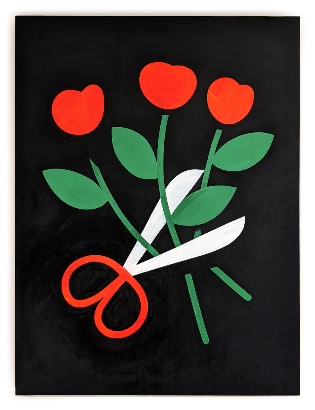 Painting by Paulina Ho titled "Define Love" - 2.