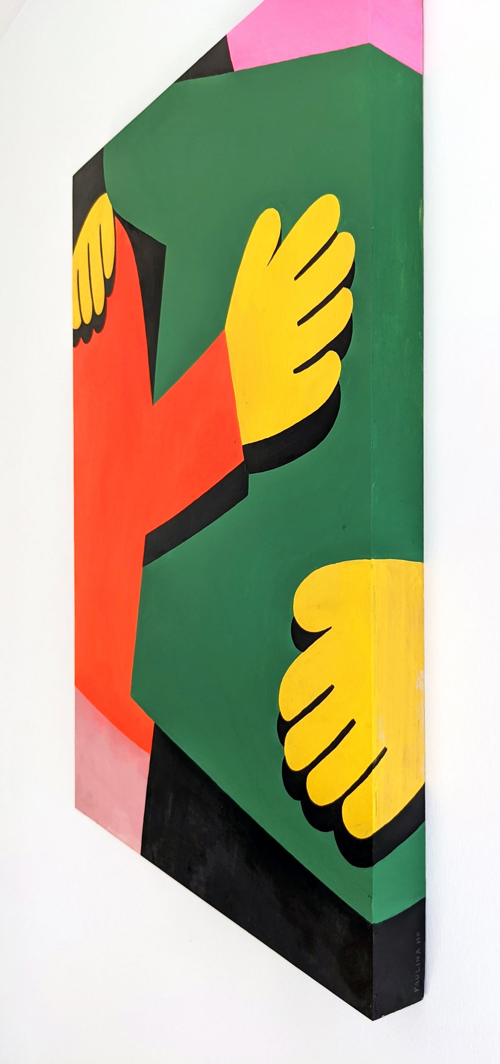 Painting by Paulina Ho titled "No External Without The Internal" - 3.