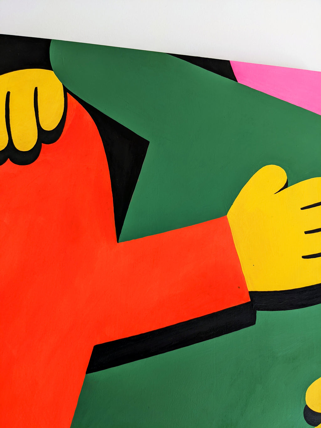 Painting by Paulina Ho titled "No External Without The Internal" - 5.