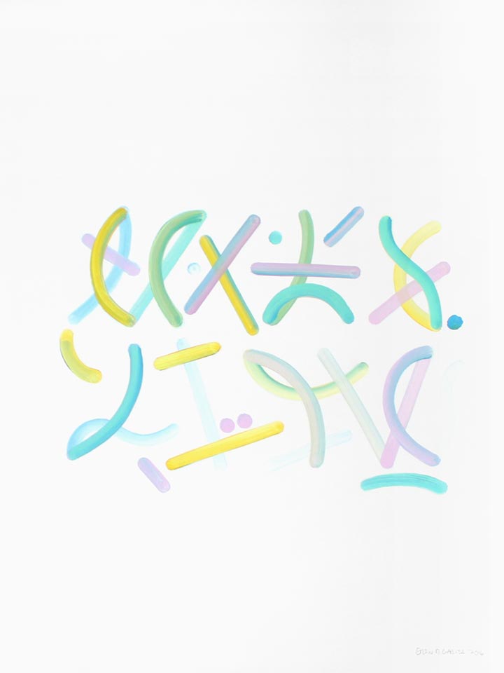 Drawing by Erin D. Garcia titled "Series A III #21" - 2.