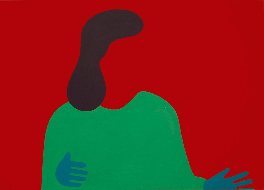 Painting by Dana Bell titled "You're Talking Too Fast, I Can't Follow You" - 2.